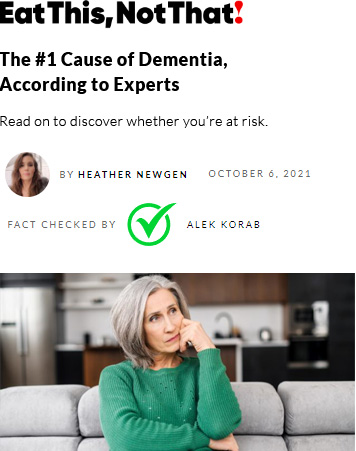 The #1 Cause of Dementia, According to Experts image