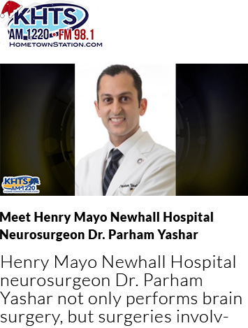 Meet Henry Mayo Newhall Hospital Neurosurgeon Dr. Parham Yashar image