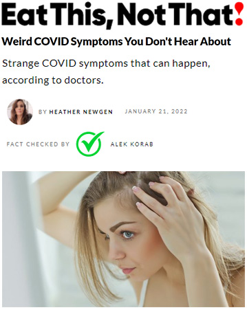 Weird COVID Symptoms You Don't Hear About Image